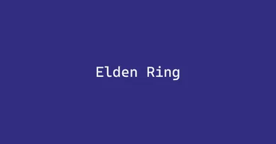 Elden Ring cover art showing the Tarnished overlooking the Lands Between