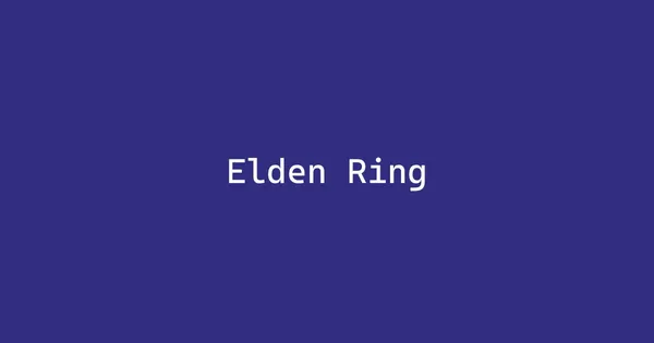 Elden Ring cover art showing the Tarnished overlooking the Lands Between